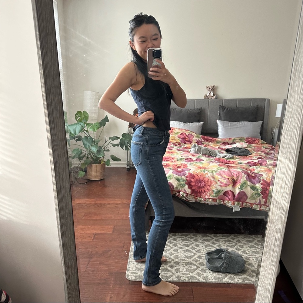 NWT REFORMATION Serena High Waist Skinny Jeans In Kasai - Size 24 (orig $98)